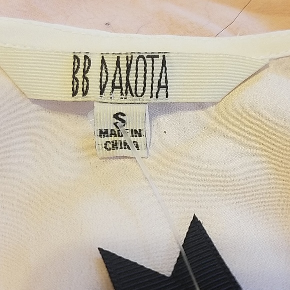 BB Dakota Colorblock sleeveless sheer top - Picture 2 of 3